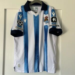 kids macron real sociedad jersey